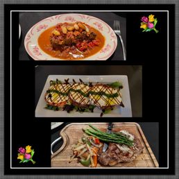 a variety of dishes