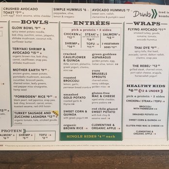 Flower Child - Menu - Salad Near Me - Charlotte, North Carolina