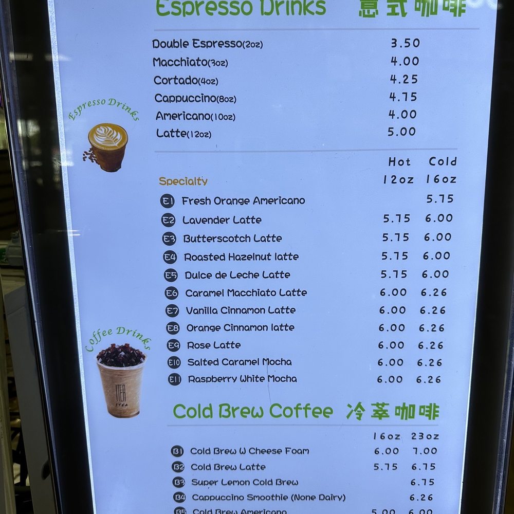 I TEA - Menu 6/17/23 - Bubble Tea Near Me - Orlando, Florida I TEA - Menu 6/17/23 - Bubble Tea Near Me - Orlando, Florida