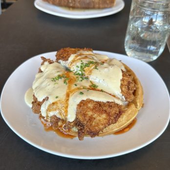 Mom's Kitchen & Bar - Chicken & Bacon Waffle - Bars Near Me - Astoria, New York Mom's Kitchen & Bar - Chicken & Bacon Waffle - Bars Near Me - Astoria, New York