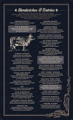 Menu photo 3 The Berlinsville Hotel Walnutport, PA Menu photo 3 The Berlinsville Hotel Walnutport, PA