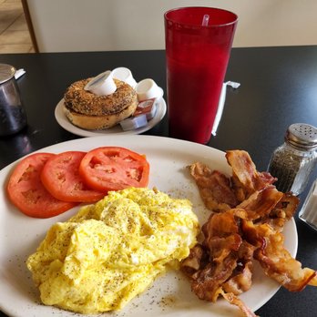 Kings Point Diner - Perfect 3-3-3 breakfast platter prepared to taste and a great start to the day served with your choice of coffee and bread or bagel. - Diners Near Me - Tamarac, Florida Kings Point Diner - Perfect 3-3-3 breakfast platter prepared to taste and a great start to the day served with your choice of coffee and bread or bagel. - Diners Near Me - Tamarac, Florida
