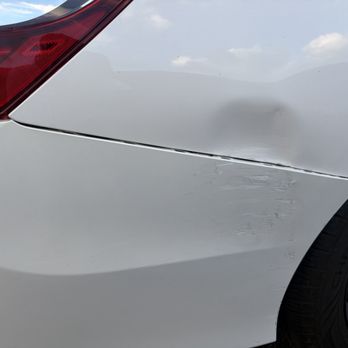 AM Fix It & Go - Damage before - Mobile Dent Repair Near Me
