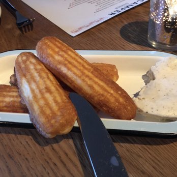 Camper - Do not spend money on this. The cornbread is not at all sweet and the portion is tiny! - New American Near Me - Menlo Park, California Camper - Do not spend money on this. The cornbread is not at all sweet and the portion is tiny! - New American Near Me - Menlo Park, California