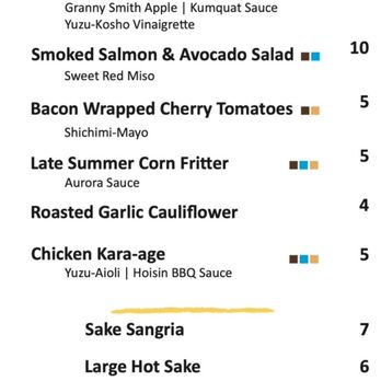 EBESU Robata & Sushi - HH menu - Sushi Bars Near Me - Plano, Texas