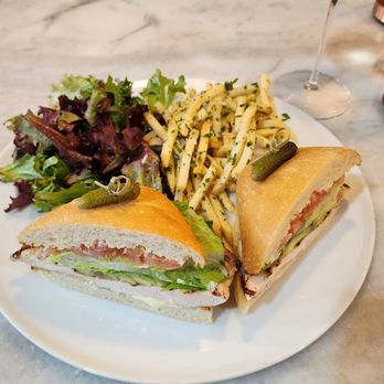 Ceron Kitchen - Grilled free-range chicken breast sandwich on toasted Italian ciabatta bread - New American Near Me - Alameda, California