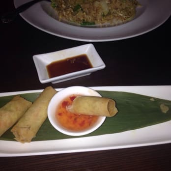 Akaru Sushi - Spring rolls and vegetarian fried rice. - Sushi Bars Near Me - Brooklyn, New York