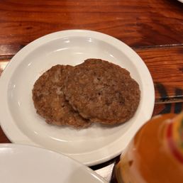Side of sausage Patties. Delicious. Side of sausage Patties. Delicious.