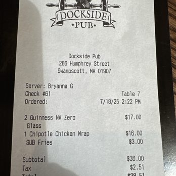 Dockside Pub - Check out - Bars Near Me - Swampscott, Massachusetts