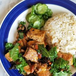 How Shang Shway Tea House - Perfectly braised tofu - tender and silky inside, flavorful and crisp outside, delicious all over
