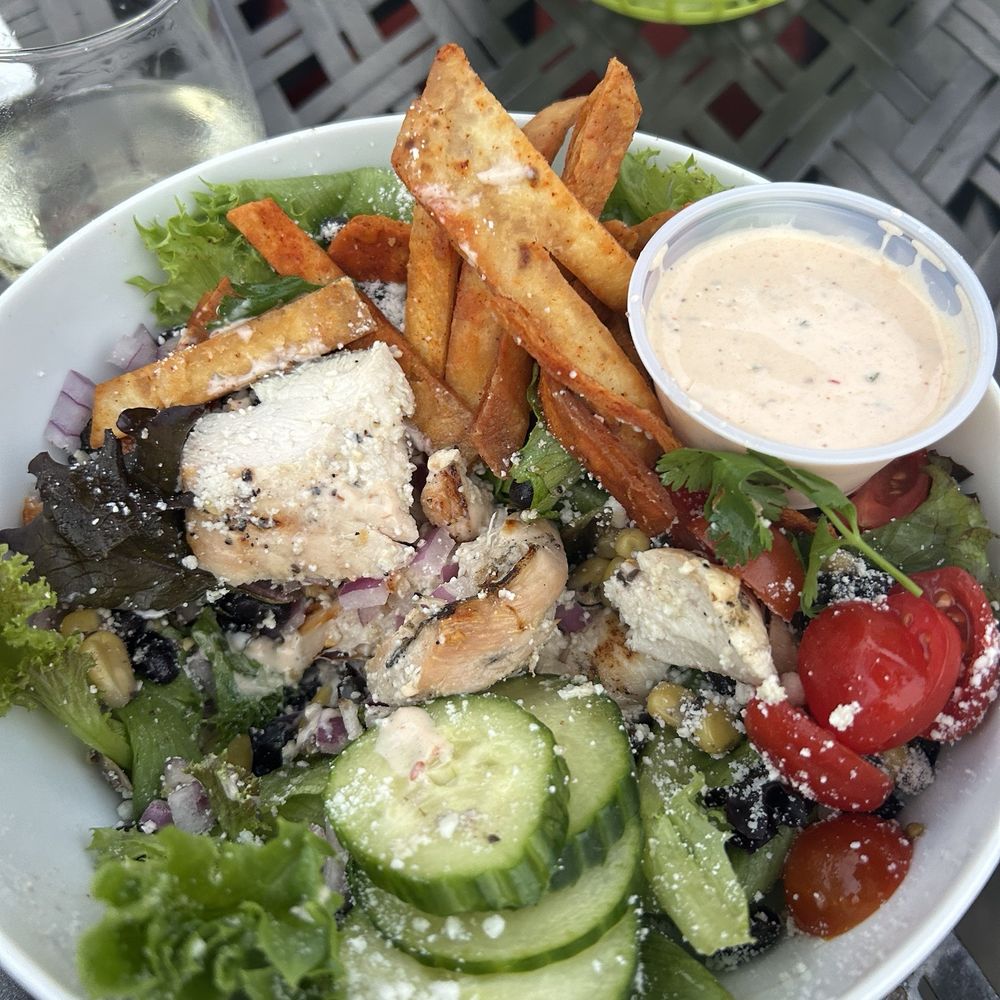 Clear River Tavern - Taco salad with grilled chicken - Bars Near Me - Pittsfield, Vermont Clear River Tavern - Taco salad with grilled chicken - Bars Near Me - Pittsfield, Vermont