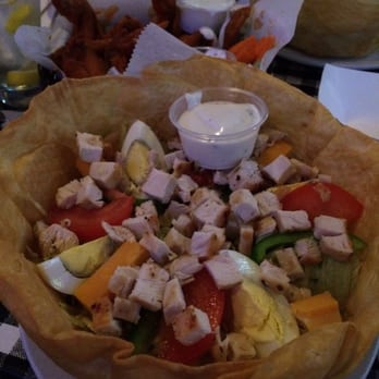 Mother Hubbard's - Football stadium sized salad. Yum - Sports Bars Near Me - Chicago, Illinois Mother Hubbard's - Football stadium sized salad. Yum - Sports Bars Near Me - Chicago, Illinois