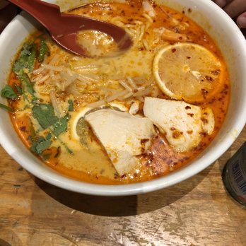 Naruto Ramen - Cilantro Bomb (Tom Yum Ramen) - Ramen Near Me - New York, New York Naruto Ramen - Cilantro Bomb (Tom Yum Ramen) - Ramen Near Me - New York, New York