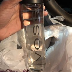 Giant Food - I love the glass VOSS 12.7 FL Oz bottles - they fit in my purse  easily - Glass is better than PLASTICS FOLKS - no plastic