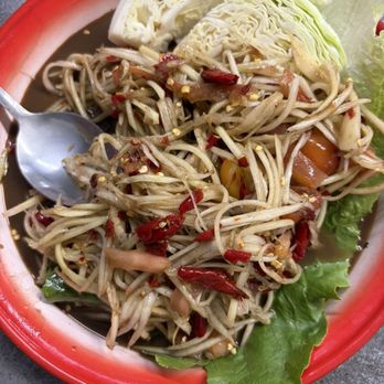 Harborside Cuisine - Lao Style Papaya Salad - Laotian Near Me - San Diego, California Harborside Cuisine - Lao Style Papaya Salad - Laotian Near Me - San Diego, California