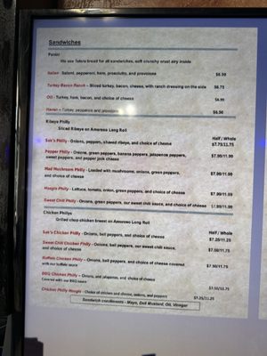 Menu photo 1 Sak's Deli Clayton, NC