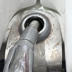 They might use tub liners but this is still not ok.