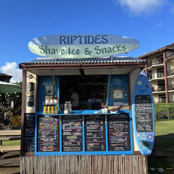 Riptides Shave Ice & Snacks - Outside - Shaved Ice Near Me - Koloa, Hawaii Riptides Shave Ice & Snacks - Outside - Shaved Ice Near Me - Koloa, Hawaii
