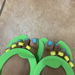 pedicure came out nice