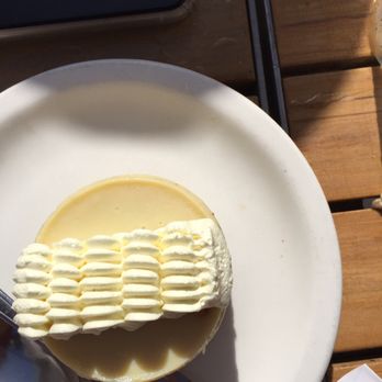Quarterdeck Restaurants - Key lime pie whipped cream art - Seafood Near Me - Dania Beach, Florida