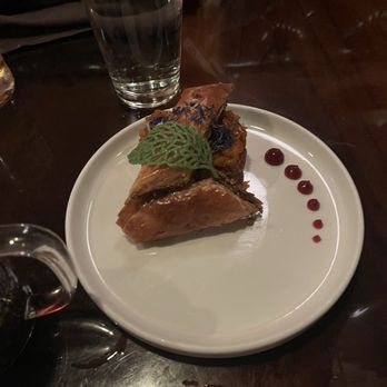 Odd Duck - Pistachio orange baklava with carrot - New American Near Me - Milwaukee, Wisconsin