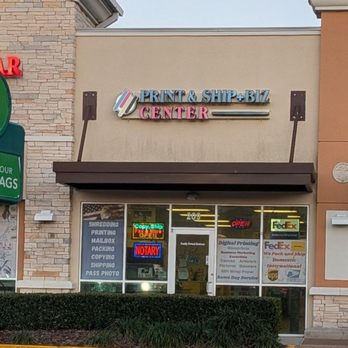 Print & Ship + Biz Center - Oh look, also a notary! So hard to find when you need one. - Shipping Centers Near Me - Mt Dora, Florida Print & Ship + Biz Center - Oh look, also a notary! So hard to find when you need one. - Shipping Centers Near Me - Mt Dora, Florida