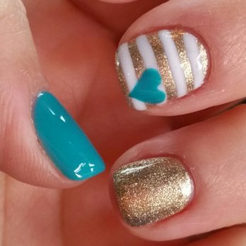 Nails Galore - Both Gel Manicure done by Amy. - Nail Salons Near Me - Cypress, California