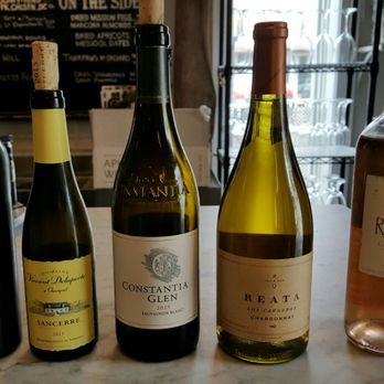 Rollers Wine & Spirits - These were the whites that were selected for our tasting. The second bottle from left (French white) was the fave. - Beer, Wine & Spirits Near Me - Hilton Head, South Carolina