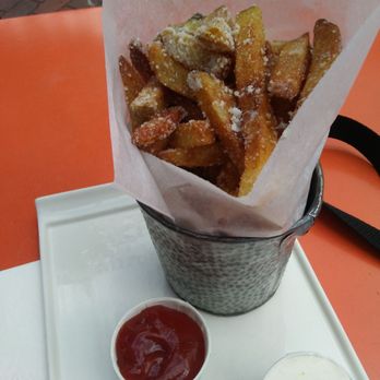 Nosh Kitchen Bar - Dock fat fries with bacon dust - Sandwiches Near Me - Portland, Maine Nosh Kitchen Bar - Dock fat fries with bacon dust - Sandwiches Near Me - Portland, Maine
