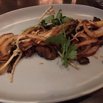 Culinary Dropout - Korean style ribeye cap with onions, mushrooms, zucchini, and bean sprouts - New American Near Me - Tempe, Arizona Culinary Dropout - Korean style ribeye cap with onions, mushrooms, zucchini, and bean sprouts - New American Near Me - Tempe, Arizona