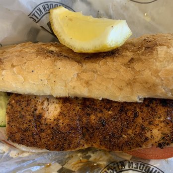 Hidden Kitchen MKE - Blackened salmon sandwich!!! Delicious!!! - Food Trucks Near Me