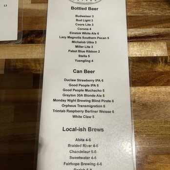 Dragonfly Tavern - Beer menu - Desserts Near Me - Daphne, Alabama