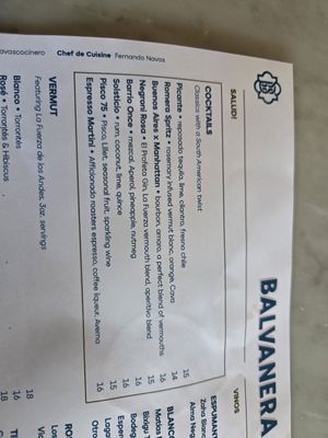 Menu photo 1 Balvanera Pittsburgh, PA