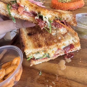 Habibi's - Harissa basterma melt - Cafes Near Me - Fullerton, California