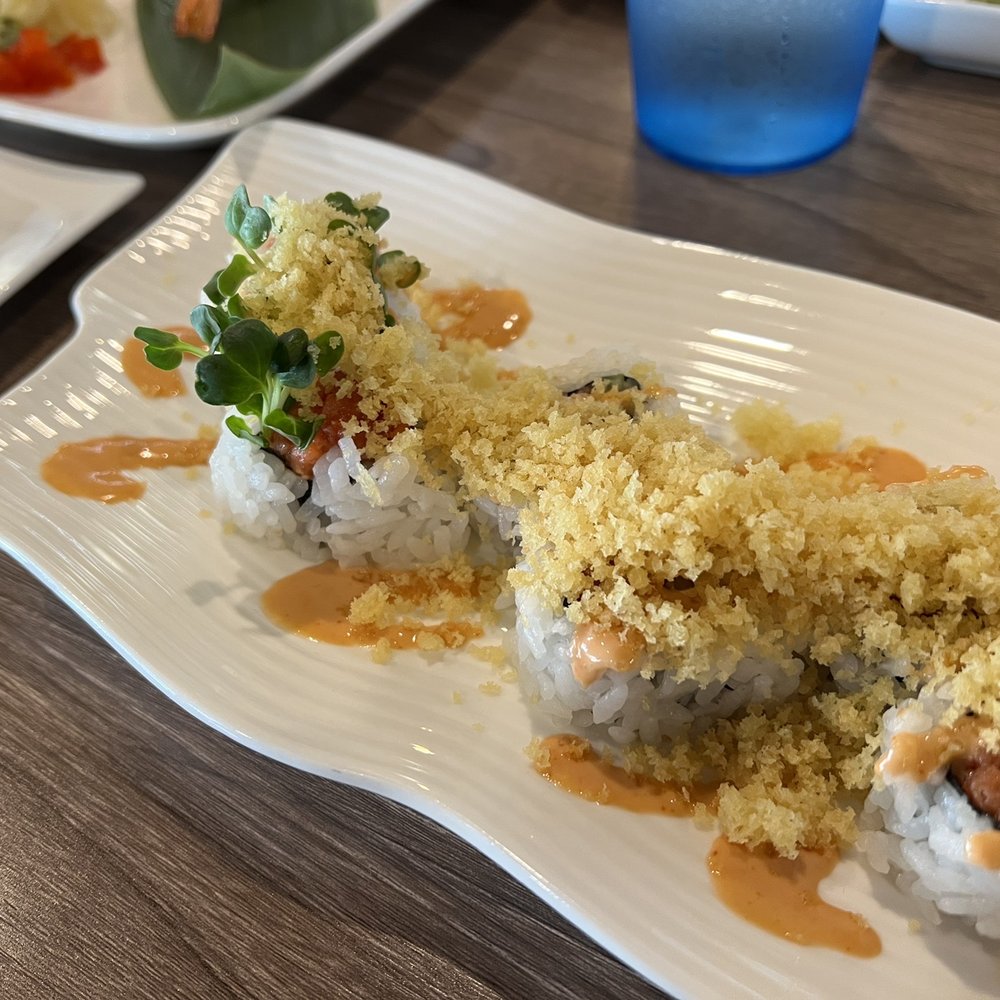 Ahi Sushi - Spicy tuna crunch roll ask for (spicy mayo) - Sushi Bars Near Me - Bakersfield, California Ahi Sushi - Spicy tuna crunch roll ask for (spicy mayo) - Sushi Bars Near Me - Bakersfield, California