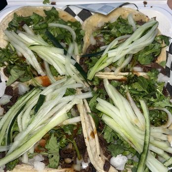 Bom Bom Grill - Fusion Bom Bom Tacos (4 pcs) - Asian Fusion Near Me - Bellflower, California Bom Bom Grill - Fusion Bom Bom Tacos (4 pcs) - Asian Fusion Near Me - Bellflower, California