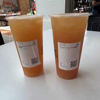 Wushiland Boba - Our order was the grapefruit green tea and orange grapefruit tea. - Bubble Tea Near Me - San Jose, California Wushiland Boba - Our order was the grapefruit green tea and orange grapefruit tea. - Bubble Tea Near Me - San Jose, California