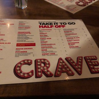 Crave Kitchen and Bar - Trying to decide what I'm craving tonight.. - New American Near Me - El Paso, Texas