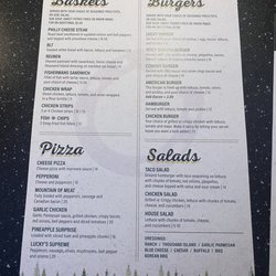 Lucky's Bar & Grill - Lucky's new Menu as of 11/4/2022