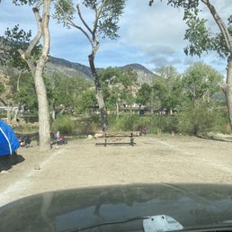 The distance of the campground from each other The distance of the campground from each other