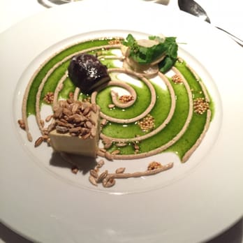 Cookies Cream - Flan and smoked sunchokes - Vegetarian Near Me - Berlin, BE Cookies Cream - Flan and smoked sunchokes - Vegetarian Near Me - Berlin, BE