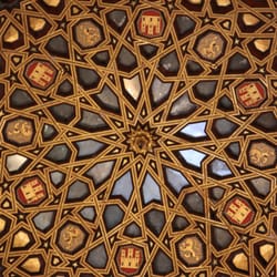 Real Alcázar de Sevilla - Wonderful architecture. one of many detailed ceilings