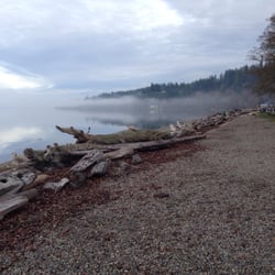 The north part of the beach in January