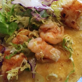 The '401 - Inside the shrimp taco, only 1 shell, not double shelled. - American Near Me - Bellaire, Texas