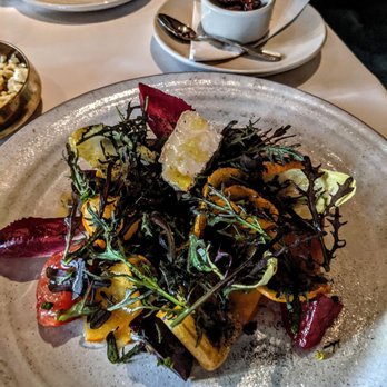 Jeffrey's - Roasted beet and persimmon salad. Happy hour. - American Near Me - Austin, Texas Jeffrey's - Roasted beet and persimmon salad. Happy hour. - American Near Me - Austin, Texas