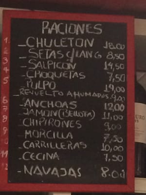 Menu photo 1 Catavinos Santander, S