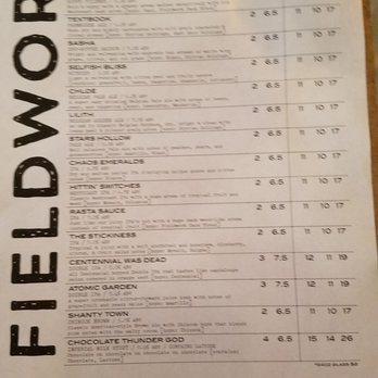 Fieldwork Brewing - Menu of their drinks - Breweries Near Me - San Ramon, California Fieldwork Brewing - Menu of their drinks - Breweries Near Me - San Ramon, California