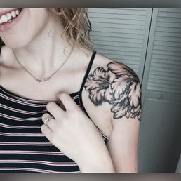 Custom rhododendrons by Timmy. Absolutely amazing work! This is one of the few tattoos he's done for me. Custom rhododendrons by Timmy. Absolutely amazing work! This is one of the few tattoos he's done for me.