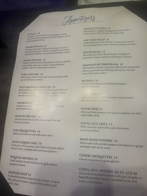 Menu photo 3 Costa Azul Carolina, PR