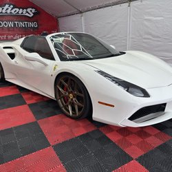 Option's Tinting and More - Ferrari 488 spider